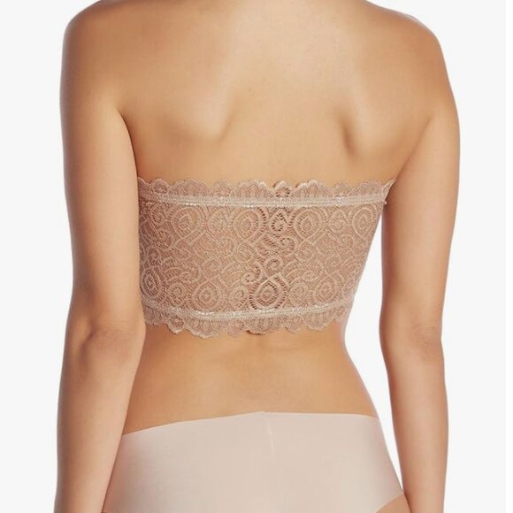 Free People Tan Lace Bandeau Bra - Picture 3 of 5